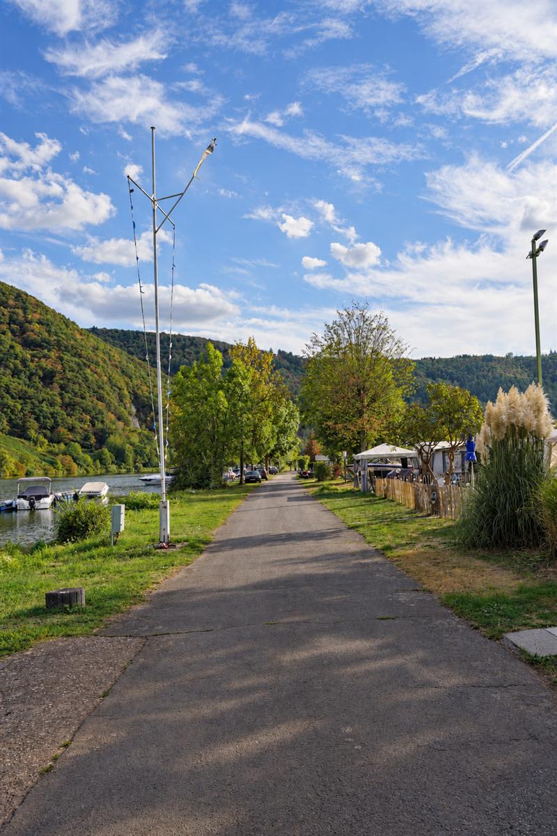 Radweg am Moselufer